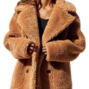 Double Breasted CARBON38 Teddy Jacket Size M